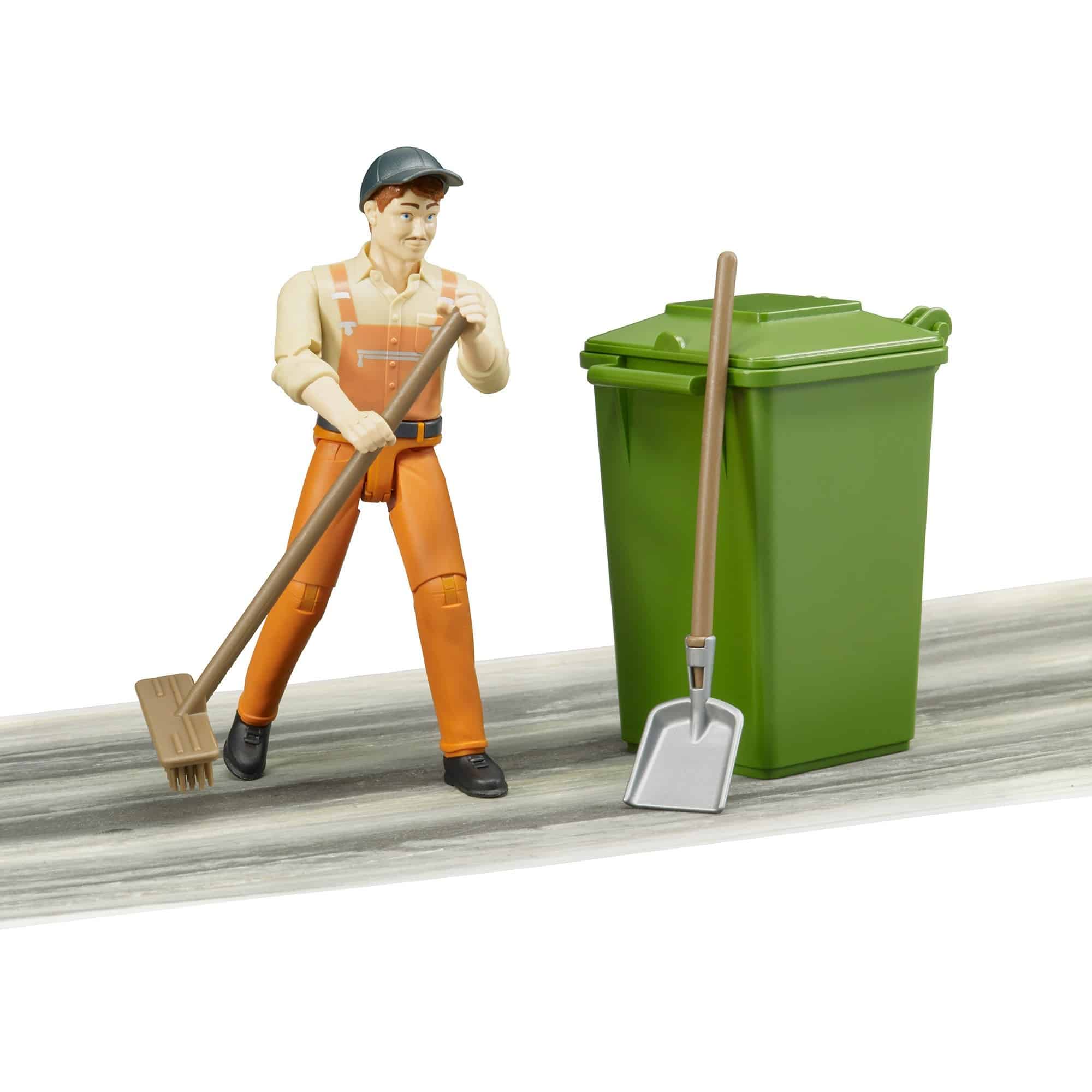 Bruder - Waste Disposal Figure Set