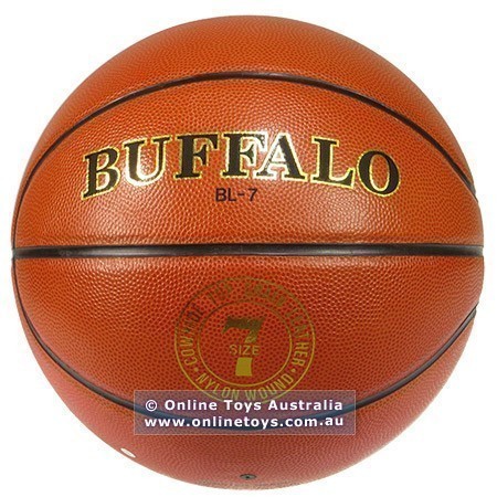 Buffalo - Full Grain Genuine Leather Basketball - Size 7