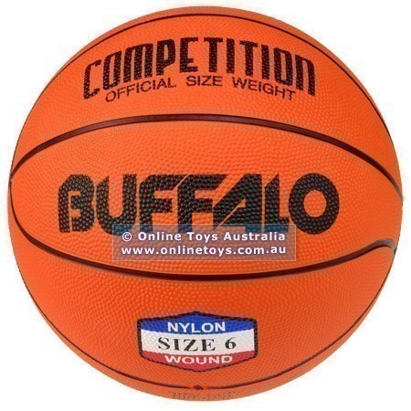 Buffalo - Heavy Duty Rubber Basketball - Size 6