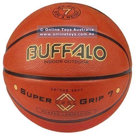 Buffalo - Super Grip Cellular Rubber Basketball - Size 7