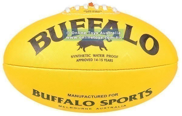 Buffalo - Synthetic Water Proof Football - 14-15 Years - Yellow