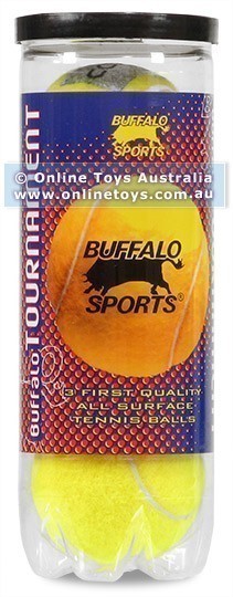 Buffalo - Tournament Tennis Balls - 3 Pack