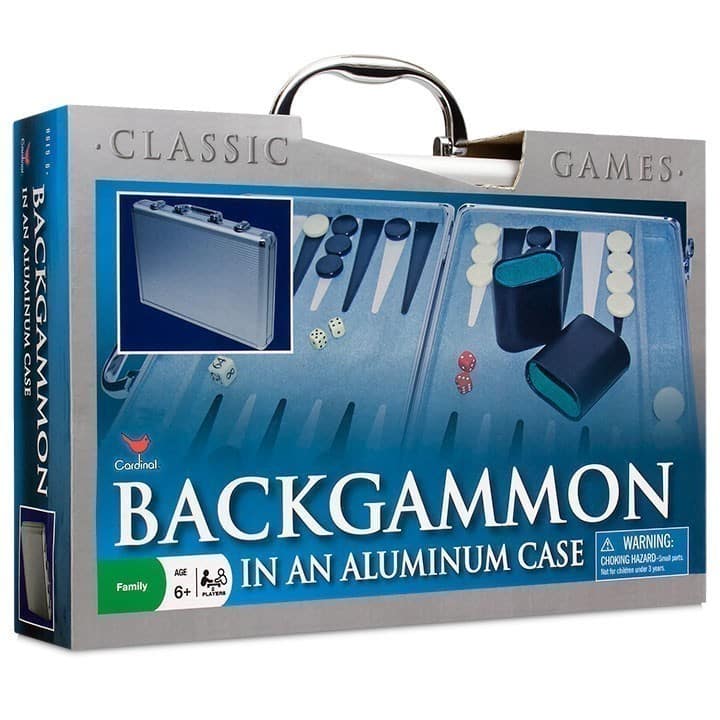 Cardinal - Classic Backgammon In Aluminum Case