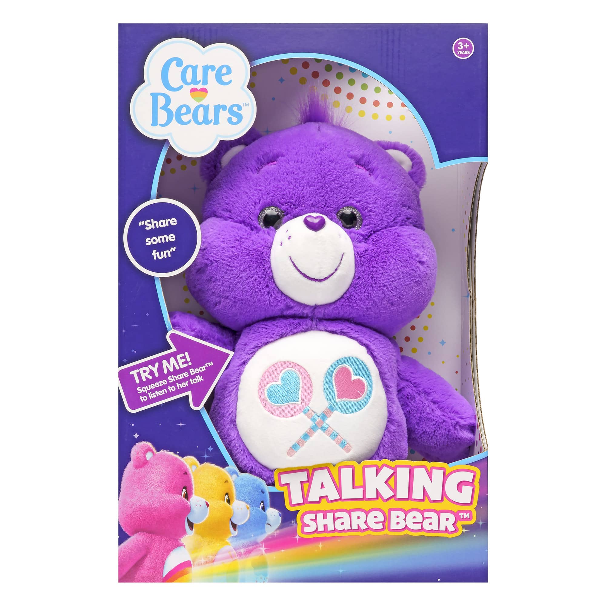 Care Bears - Talking Share Bear Plush