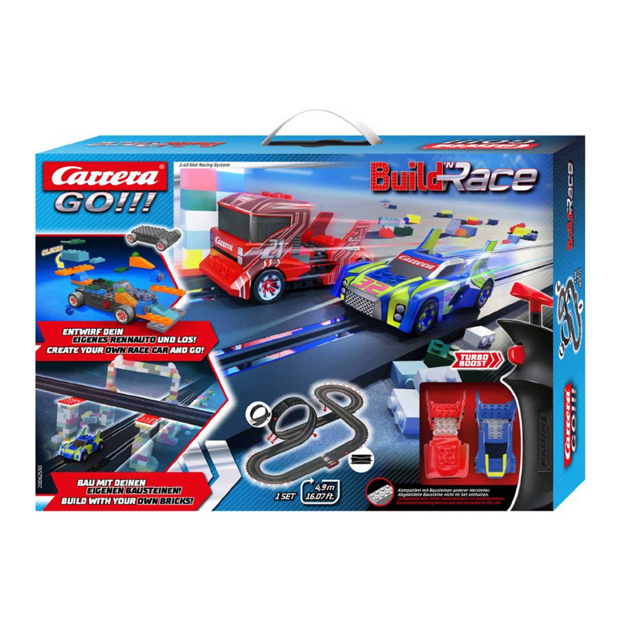 Carrera Go - Build 'n Race - Racing Set 4.9 metre