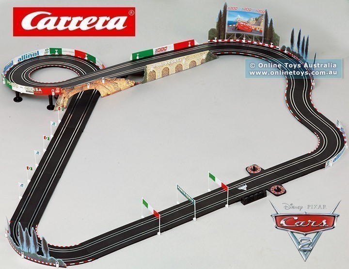 Carrera Go - Disney Pixar Cars 2 - Slot Car Racing System - Porto Corsa Racing