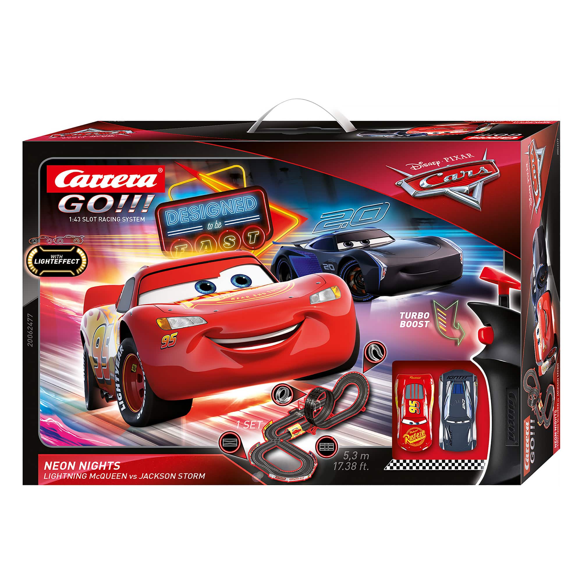 Carrera Go - Disney Pixar Cars - Neon Nights Slot Car Set - Online Toys  Australia