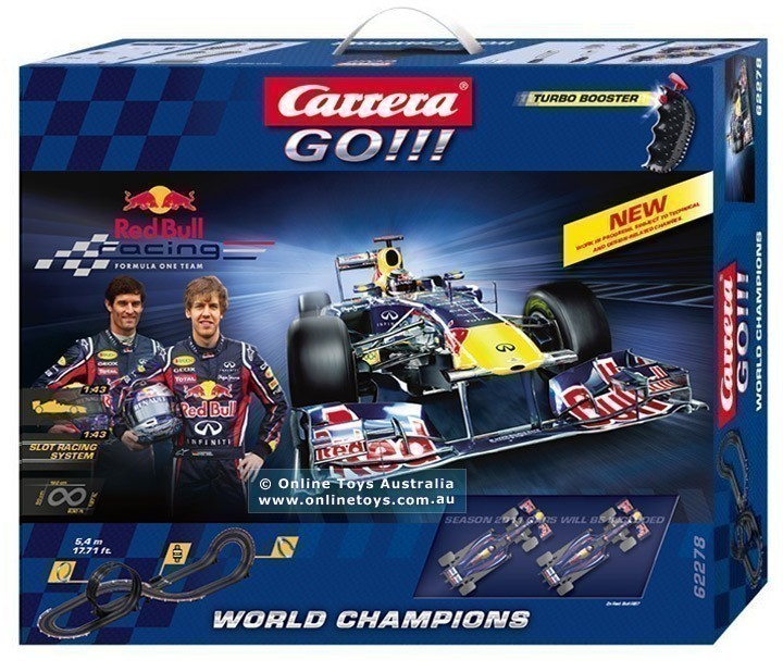 Carrera Go - Red Bull Racing - World Champions Slot Car Set