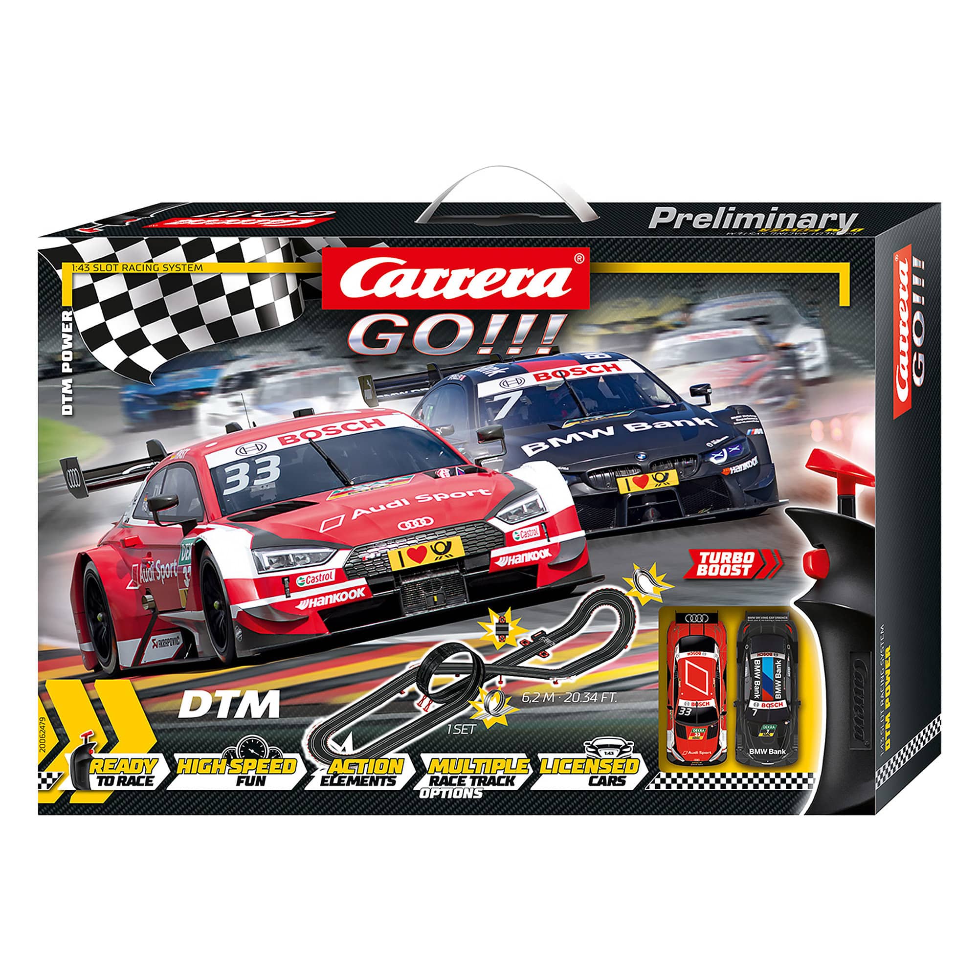 Carrera Go - Slot Car Set - DTM Power