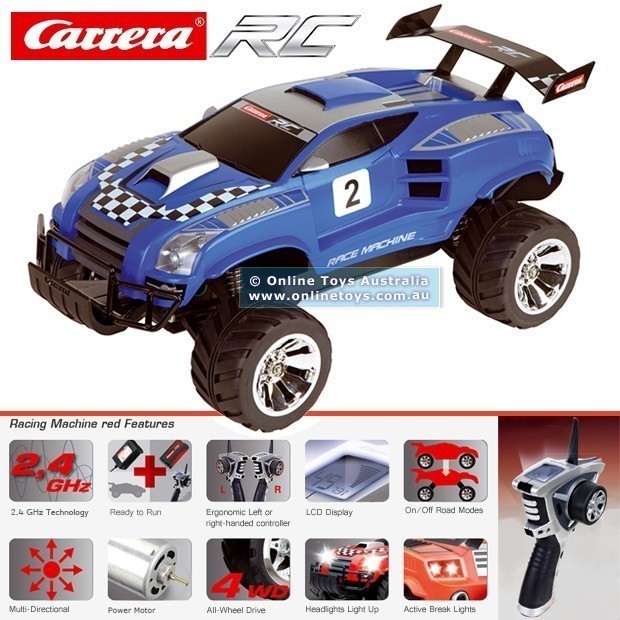 Carrera RC - 1/10 Scale Offroad-Onroad Racing Machine - Blue