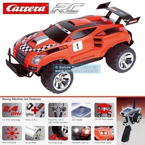 Carrera RC - 1/10 Scale Offroad-Onroad Racing Machine - Red