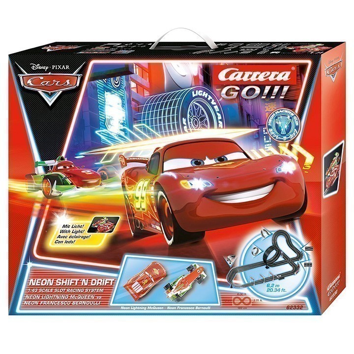 Carrera® Go - Disney® Pixar Cars - Neon Shift & Drift Slot Car Set