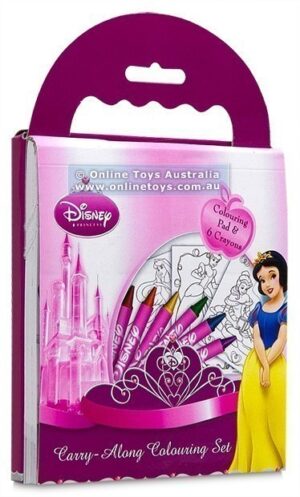 Carry-Along Colouring Set - Disney Princess
