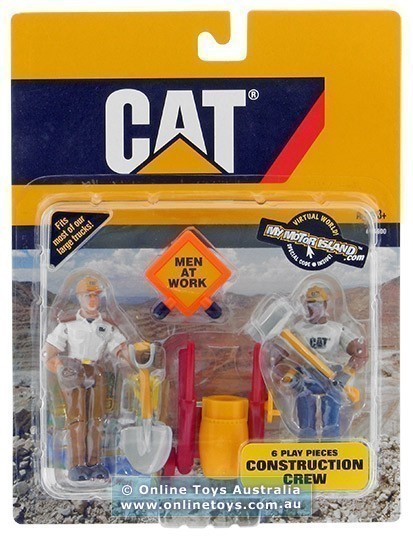 CAT - 6-Piece Construction Crew with Cement Mixer