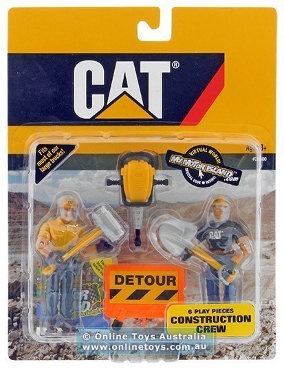 CAT - 6-Piece Construction Crew with Jack Hammer
