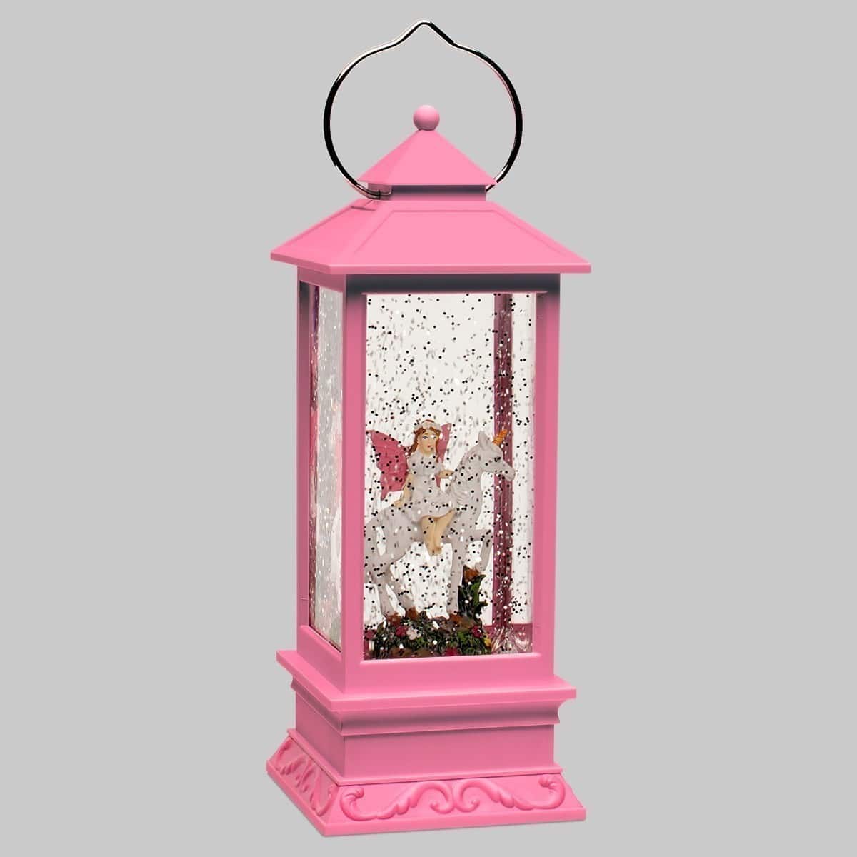 Chloe's Garden - Light-Up Pink Fairy Riding Unicorn Lantern