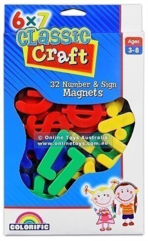 Classic Craft - 32 Numbers and Sign Magnets