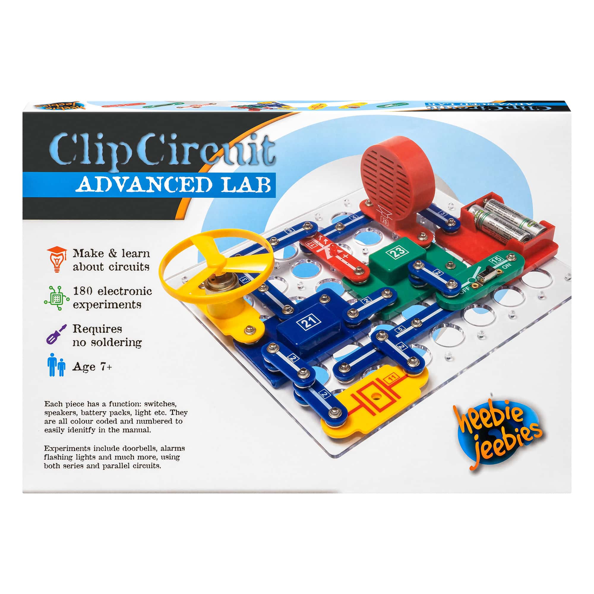 Clip Circuit Electro Lab - 180 Electronic Projects