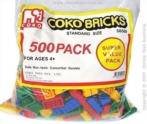 Coko 500 Piece Super Value Pack in Bag