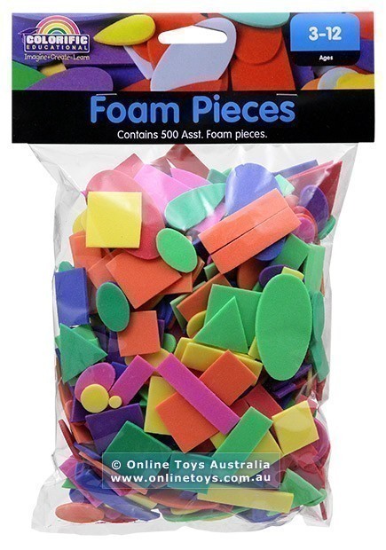Colorific - 500 Foam Pieces
