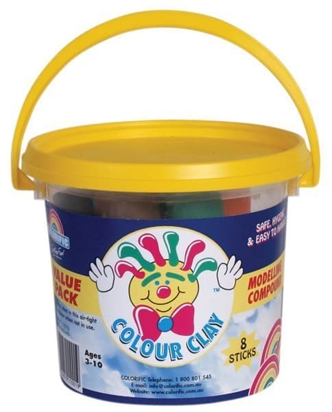 Colorific Coloured Moulding Clay - Jumbo Bucket