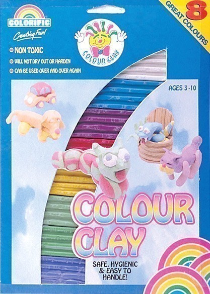 Colorific Coloured Moulding Clay - Small