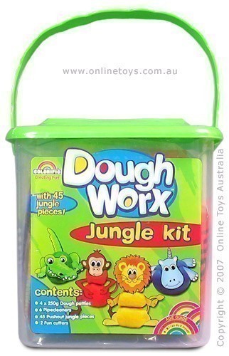 Colorific Dough Worx Jungle Kit