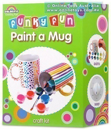 Colorific - Funky Fun Paint a Mug Craft Kit