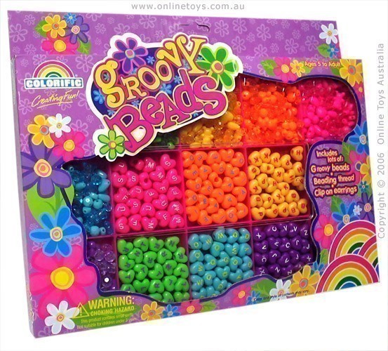 Colorific Groovy Beads Large Box Assorted