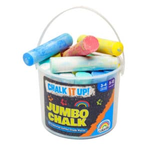 Colorific Jumbo Chalk Bucket - 20 Piece
