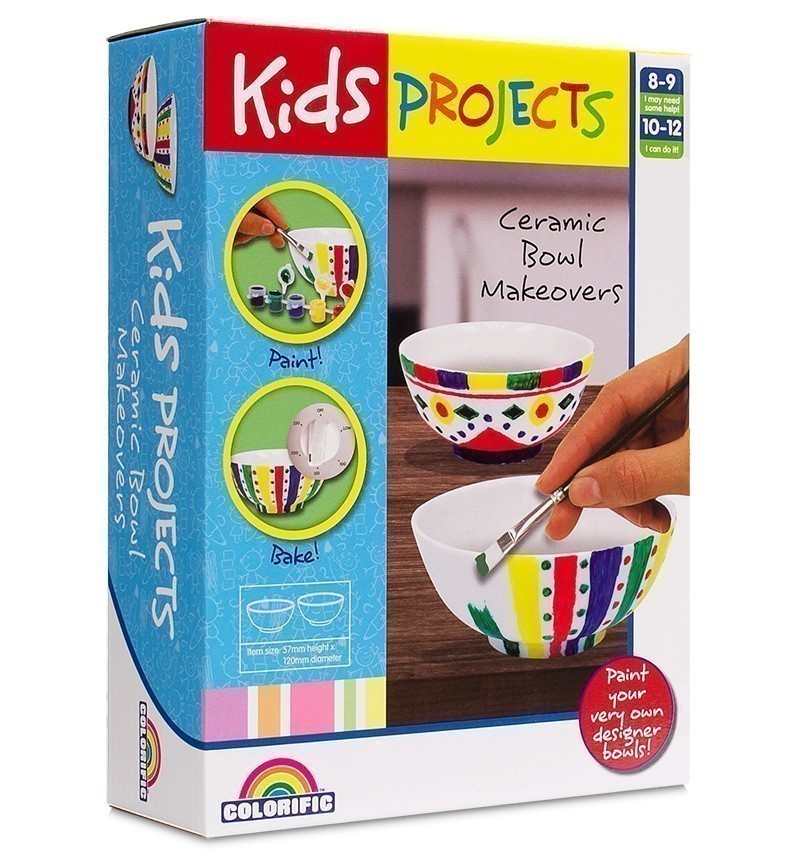 Colorific - Kids Projects - Ceramic Bowl Makeovers