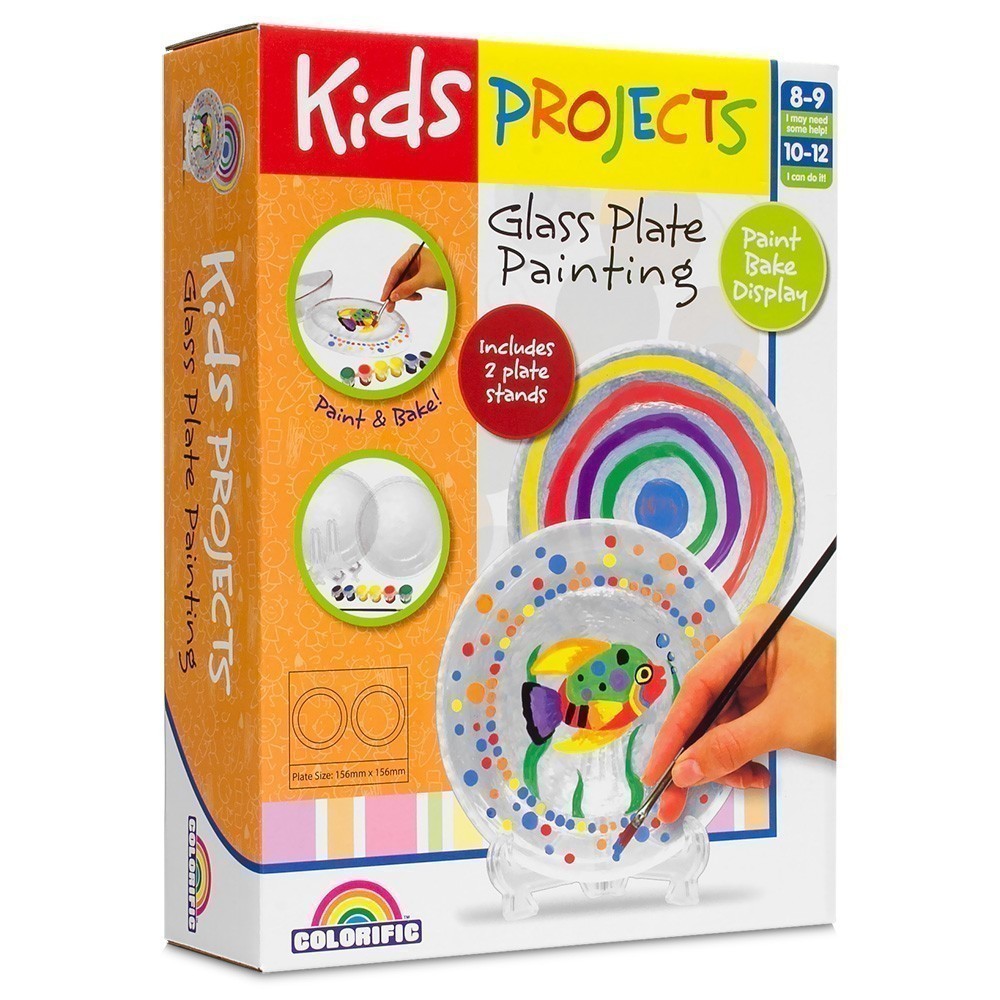 Colorific - Kids Projects - Glass Plate Painting