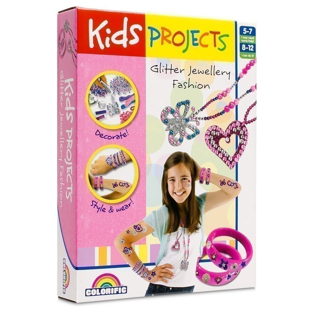 Colorific - Kids Projects - Glitter Jewellery Fashion