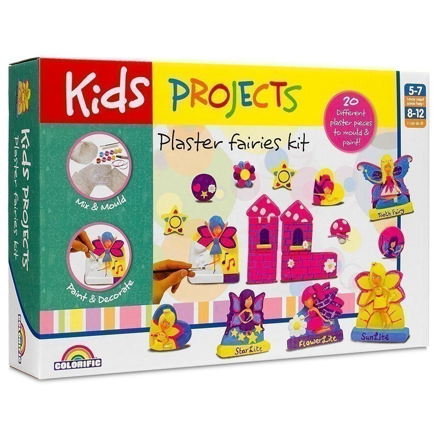 Colorific - Kids Projects - Plaster Fairies Kit
