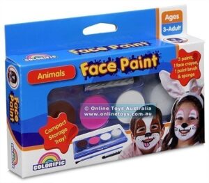 Colorific Mini Face Paint Theme Pack - Animals