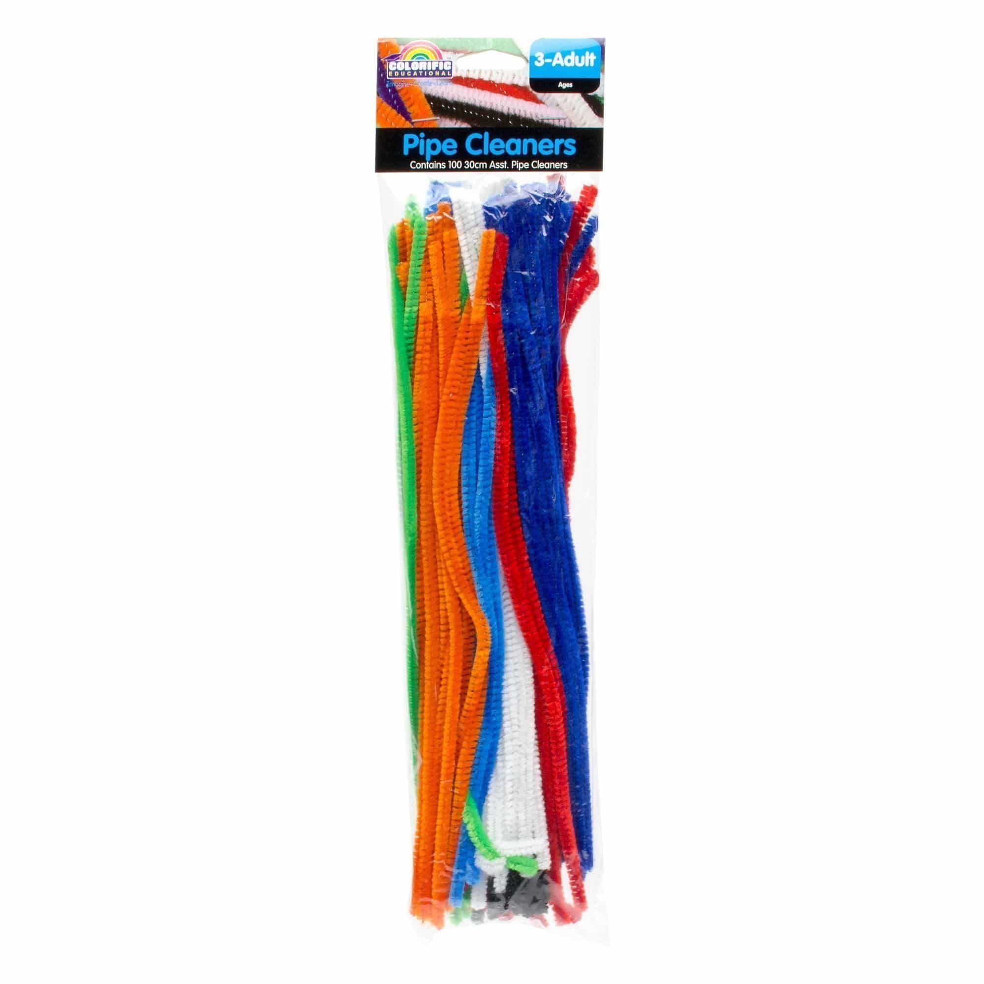 Colorific - Pipe Cleaners - 30cm X 6mm - 100 Colour Pack