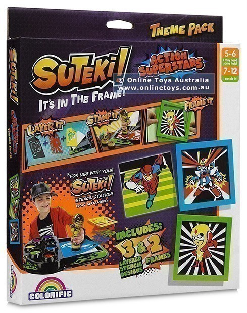 Colorific - Suteki - Theme Pack - Action Superstars