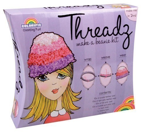 Colorific - Threadz Beanie Kit - Bubble Gum