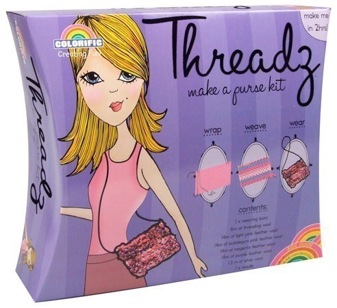 Colorific - Threadz Purse Kit - Bubble Gum