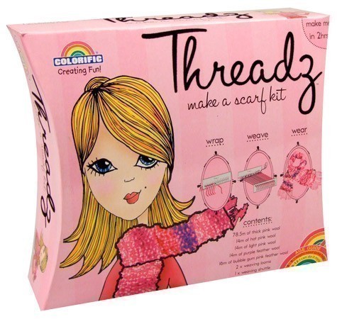 Colorific - Threadz Scarf Kit - Bubble Gum