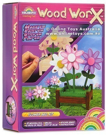 Colorific Wood Worx - Flower Bed Kit