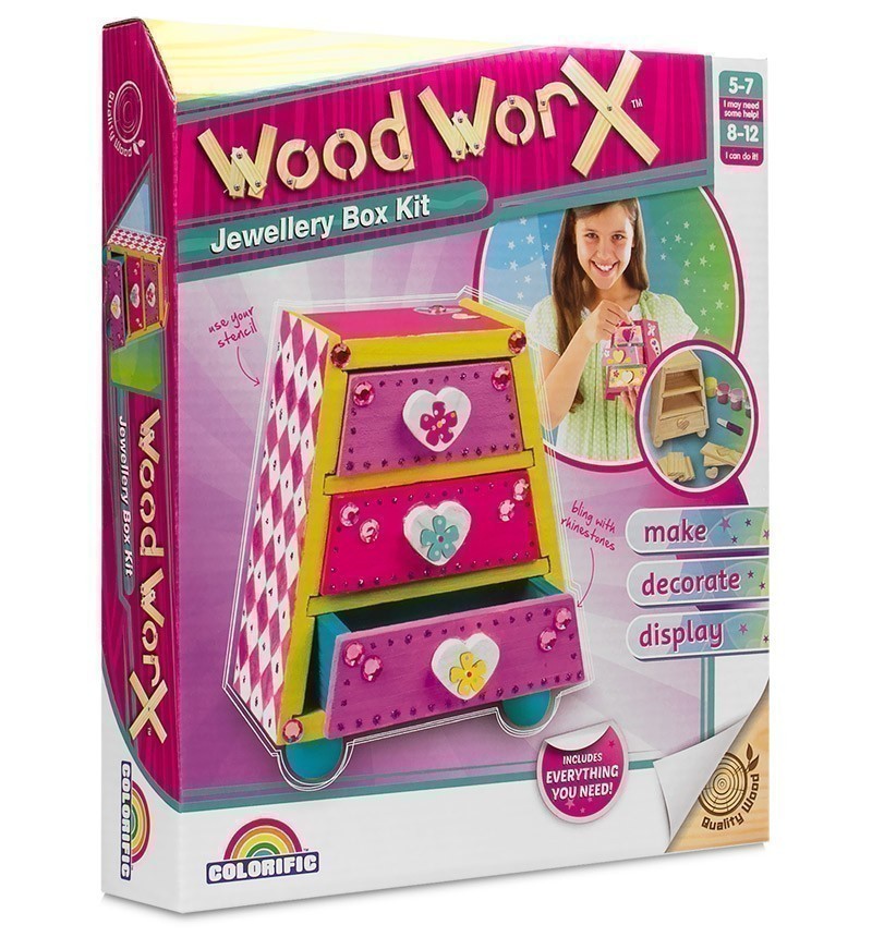 Colorific Wood Worx - Jewellery Box Kit