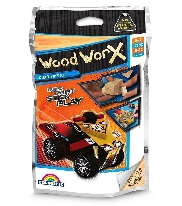 Colorific Wood Worx - Mini Quad Bike Kit