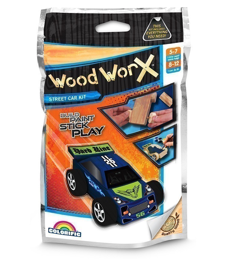 Colorific Wood Worx - Mini Street Car Kit