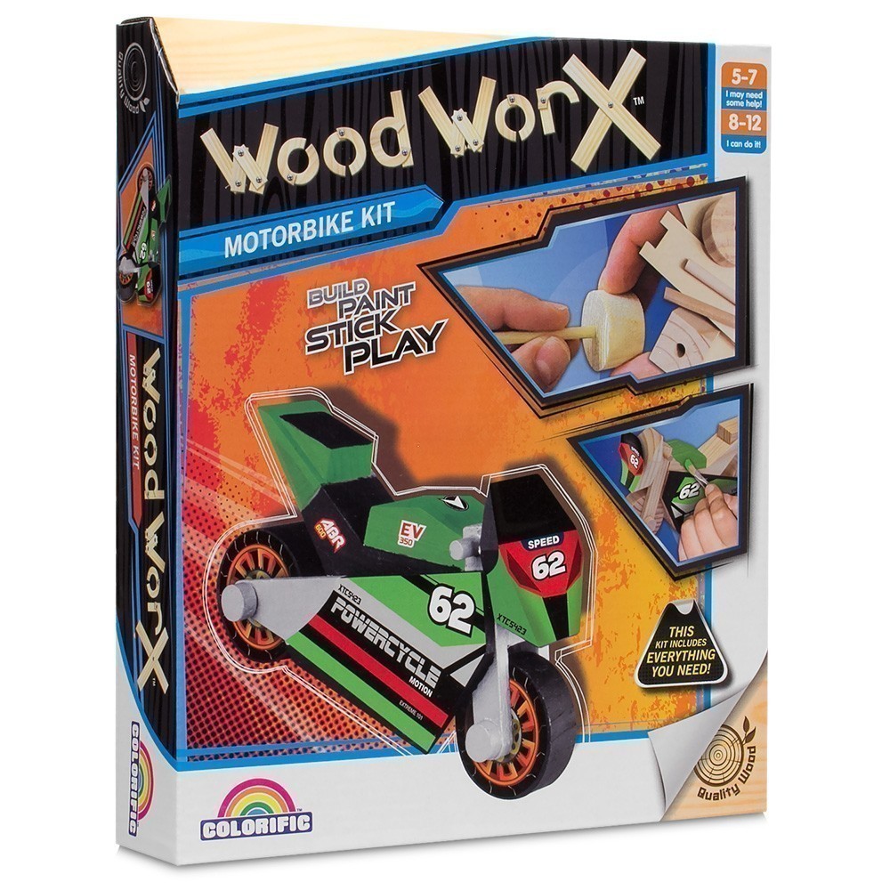 Colorific Wood Worx - Motorbike Kit