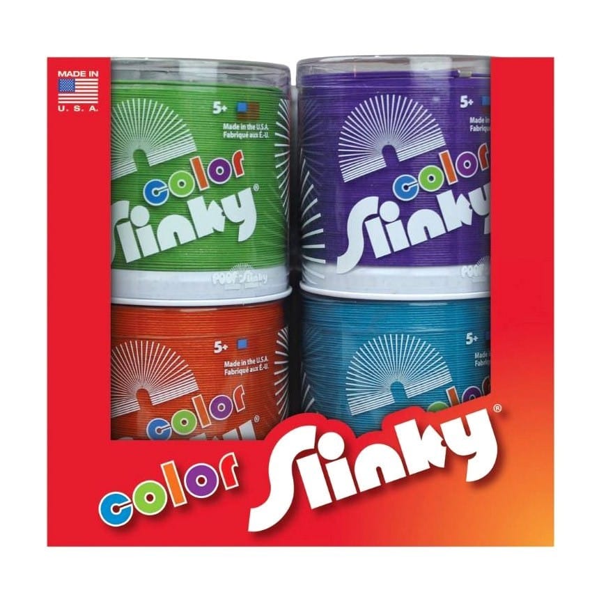 Colour Metal Slinky - 70mm (Assorted Colours)