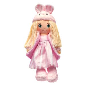 Cotton Candy - Rag Doll Ella - Pink Bunny Dress