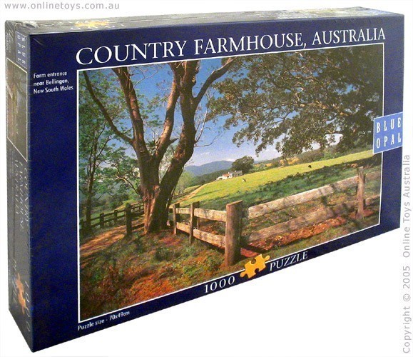 Country Farmhouse, Australia - 1,000 Piece Jigsaw Puzzle