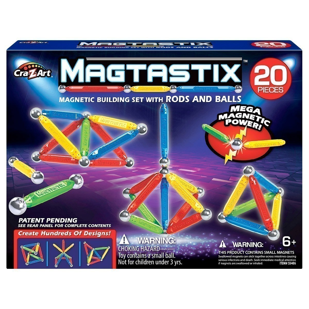 Cra-Z-Art - Magtastix 20 Piece Set