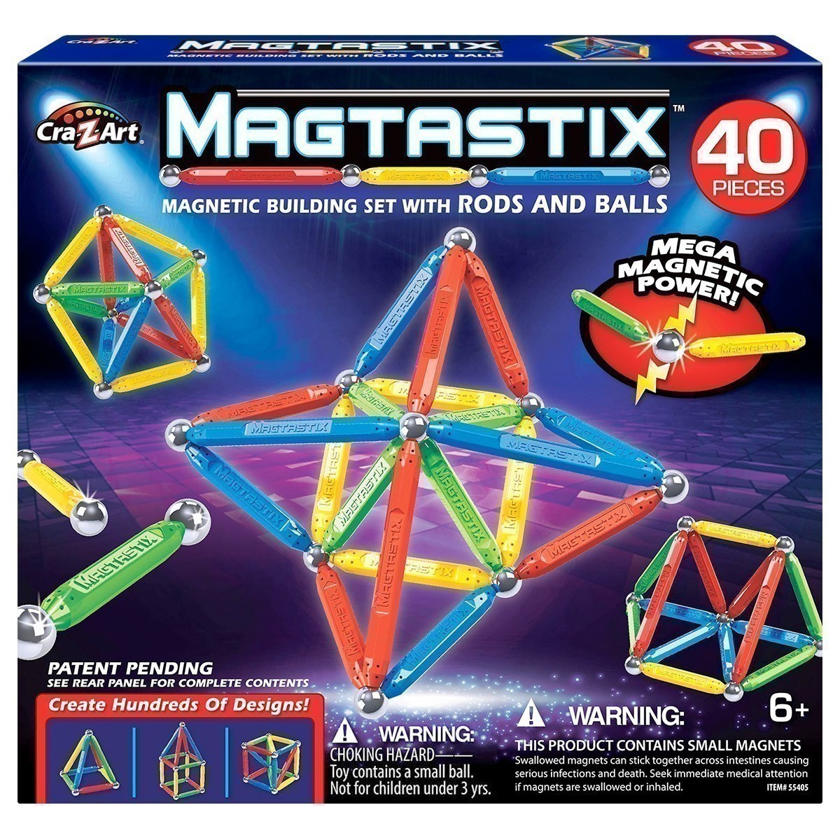 Cra-Z-Art - Magtastix 40 Piece Set
